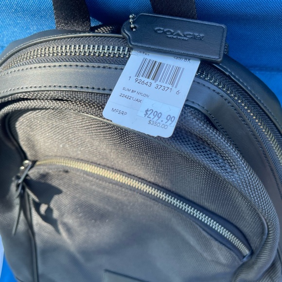 Coach Black Commuter/Travel Backpack NWT - Picture 7 of 7